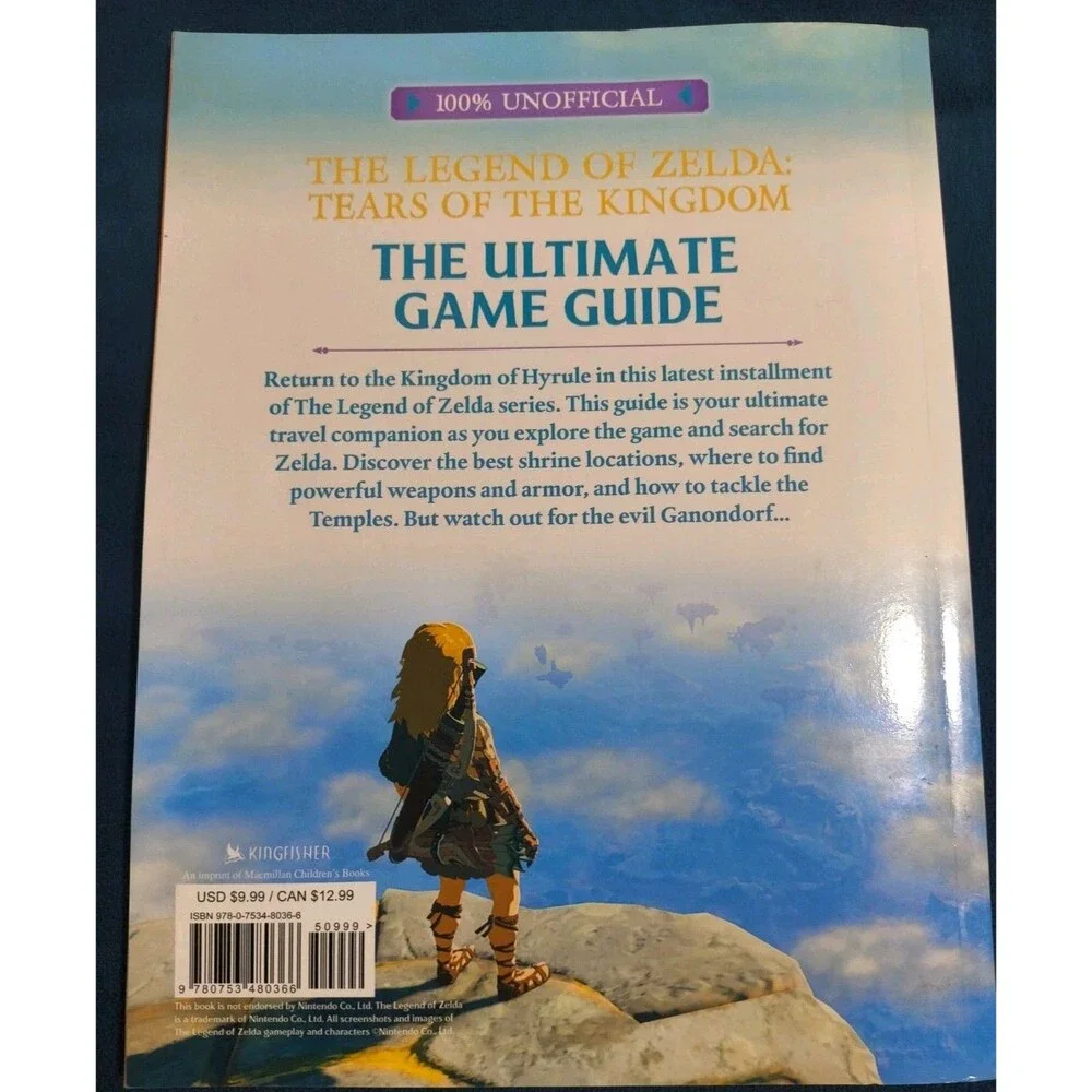 2023 The Legend of Zelda Tears of the Kingdom Ultimate Game Guide Nintendo